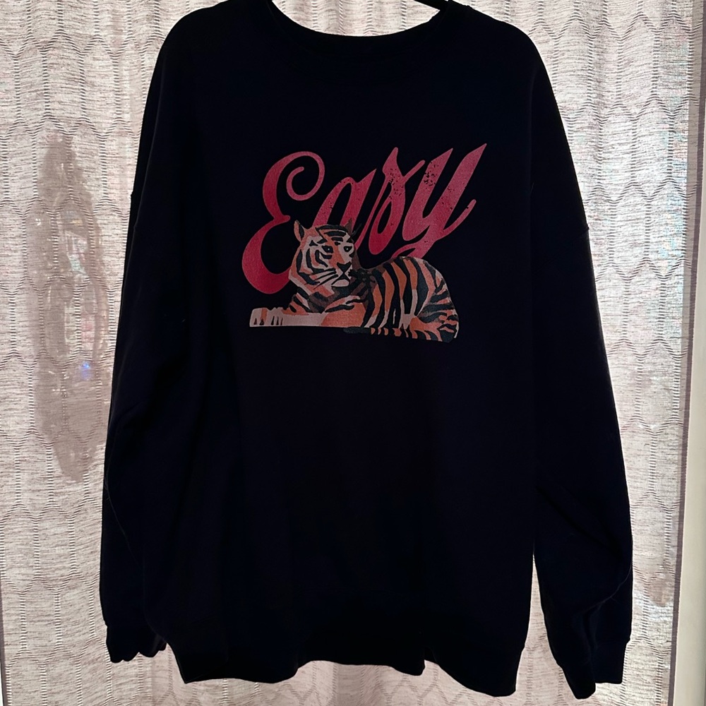 Lucy Jaynes Easy Tiger Graphic Sweatshirt